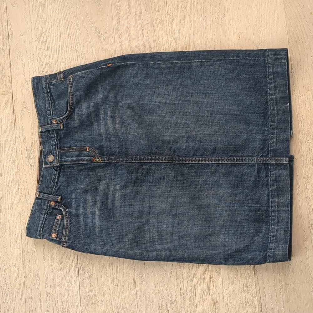 Vintage J. Crew Denim Pencil Skirt size 29